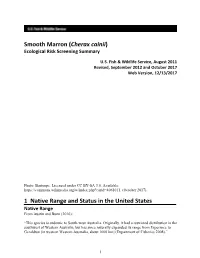 Cherax Cainii) Ecological Risk Screening Summary