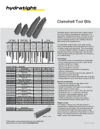 Clamshell Tool Bits