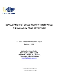 Memory Controller SC White Paper