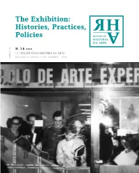 The Exhibition: Histories, Practices, Policies