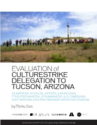 EVALUATION of CULTURESTRIKE DELEGATION to TUCSON