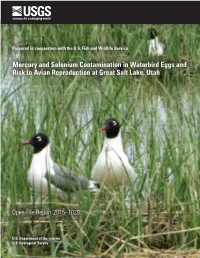 Mercury and Selenium Contamination in Waterbird Eggs and Risk to Avian Reproduction at Great Salt Lake, Utah