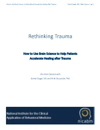 Rethinking Trauma