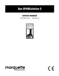 Sun Sparcstation 5 Service Manual