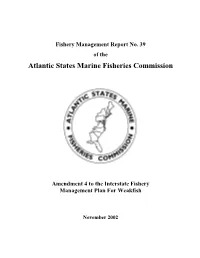 Amendment 4 to the Interstate Fishery Management Plan for Weakfish