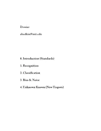 Dossier Abodkin@Mit.Edu 0. Introduction (Standards) 1