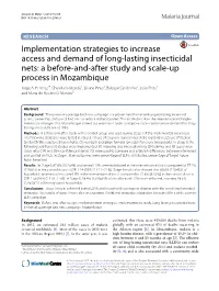Implementation Strategies to Increase Access and Demand of Long-Lasting