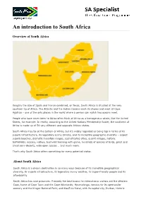 An Introduction to South Africa