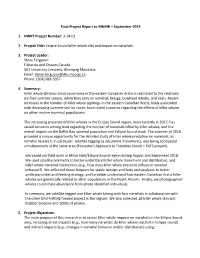 Interim Reports Should Provide an Indication of the Work Completed