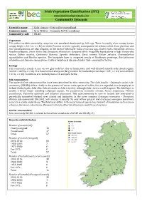Irish Vegetation Classification (IVC) Community Synopsis