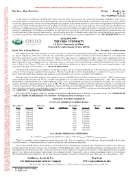 THE OHIO UNIVERSITY Cusipno