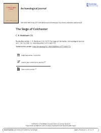 The Siege of Colchester