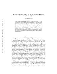 Applications of Weak Attraction Theory in out ($ F N $)