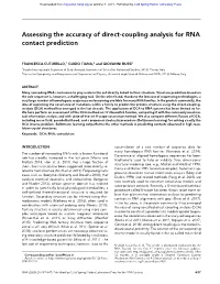 Assessing the Accuracy of Direct-Coupling Analysis for RNA Contact Prediction