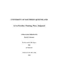UNIVERSITY of SOUTHERN QUEENSLAND Art in Parallax