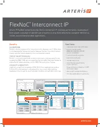 Flexnoc® Interconnect IP
