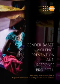 Gender-Based Violence Prevention and Response Project Ii