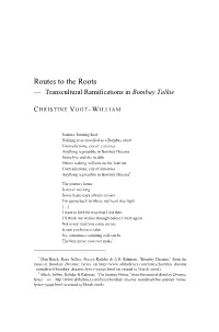 Routes to the Roots — Transcultural Ramifications in Bombay Talkie
