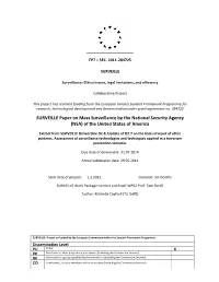 SURVEILLE NSA Paper Based on D2.8 Clean JA V5