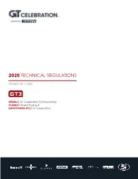 2020 Technical Regulations