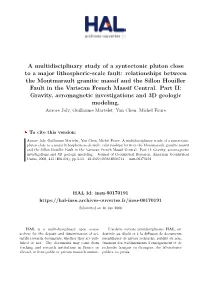 A Multidisciplinary Study of a Syntectonic Pluton Close to a Major