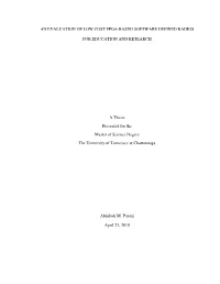 An Evaluation of Low Cost Fpga-Based Software Defined Radios For