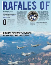 COMBAT AIRCRAFT JOURNAL August 2021 Volume 22 No 8