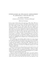 Observations on Eye-Colour Development In