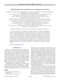 Predicted Lithium Oxide Compounds and Superconducting Low-Pressure Lio4