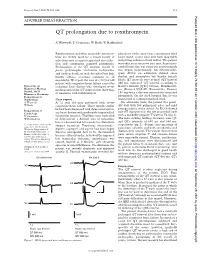 QT Prolongation Due to Roxithromycin