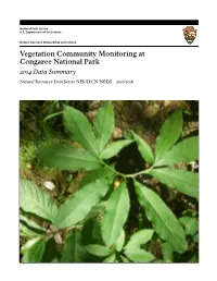 Vegetation Community Monitoring at Congaree National Park: 2014 Data Summary