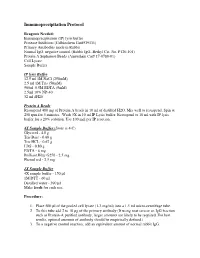 Immunoprecipitation Protocol