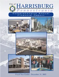 2005 Comprehensive Annual Financial Report for Your Information