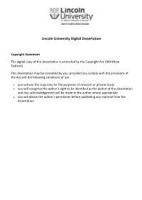 Lincoln University Digital Dissertation
