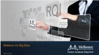 Mellanox for Big Data
