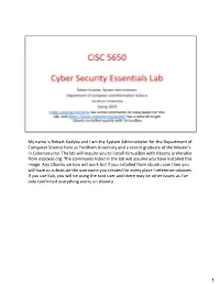 My Name Is Robert Kudyba and I Am the System Administrator for The
