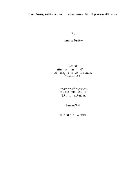 Death Anxiety and Experiences of Transcendence: Peak Experiences of Skydivers by Carol E. Purslow a Thesis Submitted in Partial