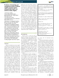Predictors of Knowledge and Management Practice of Rhesus