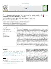 A New Classification of Marginal Resin Ducts Improves Understanding of Hard Pine (Pinaceae) Diversity in Taiwan