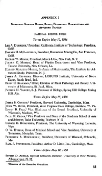 Appendix I Lee A. Dubridge