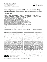 Interhemispheric Comparison of GPS Phase Scintillation at High Latitudes During the Magnetic-Cloud-Induced Geomagnetic Storm of 5–7 April 2010