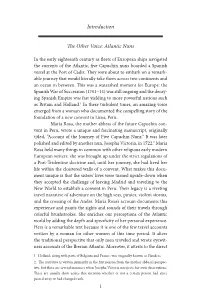 Introduction the Other Voice: Atlantic Nuns