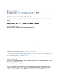 Resembling Nothing: Image and Being in Plato