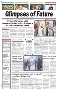 SC Says Internet Access Is Fundamental Right; Asks J-K To