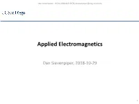 Applied Electromagnetics