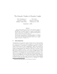The Domatic Number of Regular Graphs