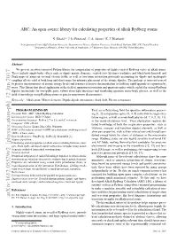 ARC: an Open-Source Library for Calculating Properties of Alkali Rydberg Atoms
