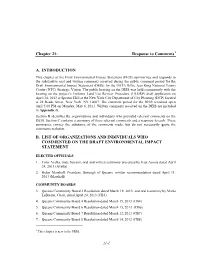 Chapter 21: Response to Comments1