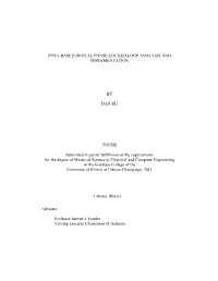 Fpga-Based Digital Phase-Locked Loop Analysis and Implementation