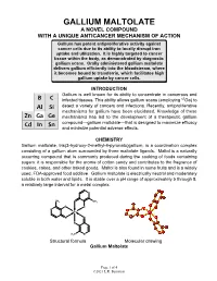 Gallium Maltolate